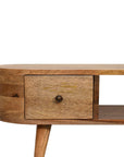 Laholm Mango Wood TV Unit in Oak