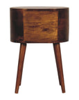 Elver Mango Wood Bedside Table in Chestnut