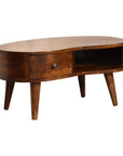 Bahia Mango Wood Coffee Table in Chestnut