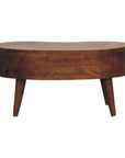 Bahia Mango Wood Coffee Table in Chestnut