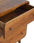 Kunn Mango Wood Chest of Drawers in Chestnut