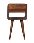 Goa North Mango Wood Bedside Table in Chestnut