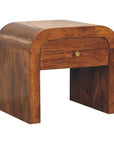 Bali Mango Wood Bedside Table in Chestnut