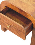 Bali Mango Wood Bedside Table in Chestnut