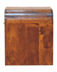 Bali Mango Wood Bedside Table in Chestnut