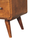 Kannan Mango Wood Chest of Drawers in Chestnut