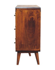 Kannan Mango Wood Chest of Drawers in Chestnut