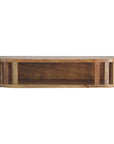 Biwa Mango Wood Floating Console Table