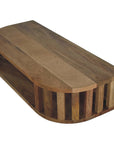 Biwa Mango Wood Floating Console Table