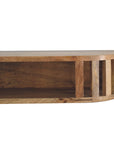 Biwa Mango Wood Floating Console Table