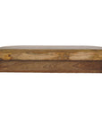 Biwa Mango Wood Floating Console Table