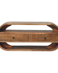 Puerto Mango Wood TV Unit in Oak
