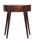 Luna Mango Wood Console Table in Chestnut