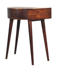 Luna Mango Wood Console Table in Chestnut