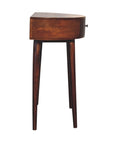 Luna Mango Wood Console Table in Chestnut