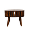 Biwa Mango Wood Coffee Table in Chestnut
