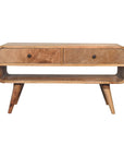 North Sumatra Mango Wood TV Unit in Oak