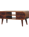 Stockholm Mango Wood TV Unit in Chestnut