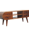 Stockholm Mango Wood TV Unit in Chestnut