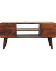 Stockholm Mango Wood TV Unit in Chestnut