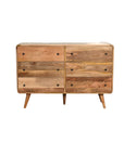 Kannan Mango Wood Chest of Drawers in Oak