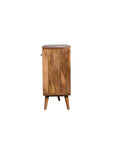 Kannan Mango Wood Chest of Drawers in Oak