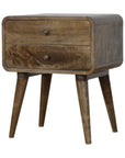 Batu Mango Wood Bedside Table in Grey Wash