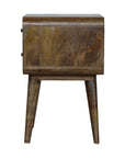 Batu Mango Wood Bedside Table in Grey Wash