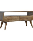 South Sumatra Mango Wood TV Unit in Grey Wash