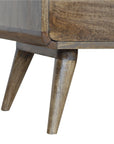 South Sumatra Mango Wood TV Unit in Grey Wash