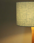 Light Sky Blue Linen Lampshade - Tropikala