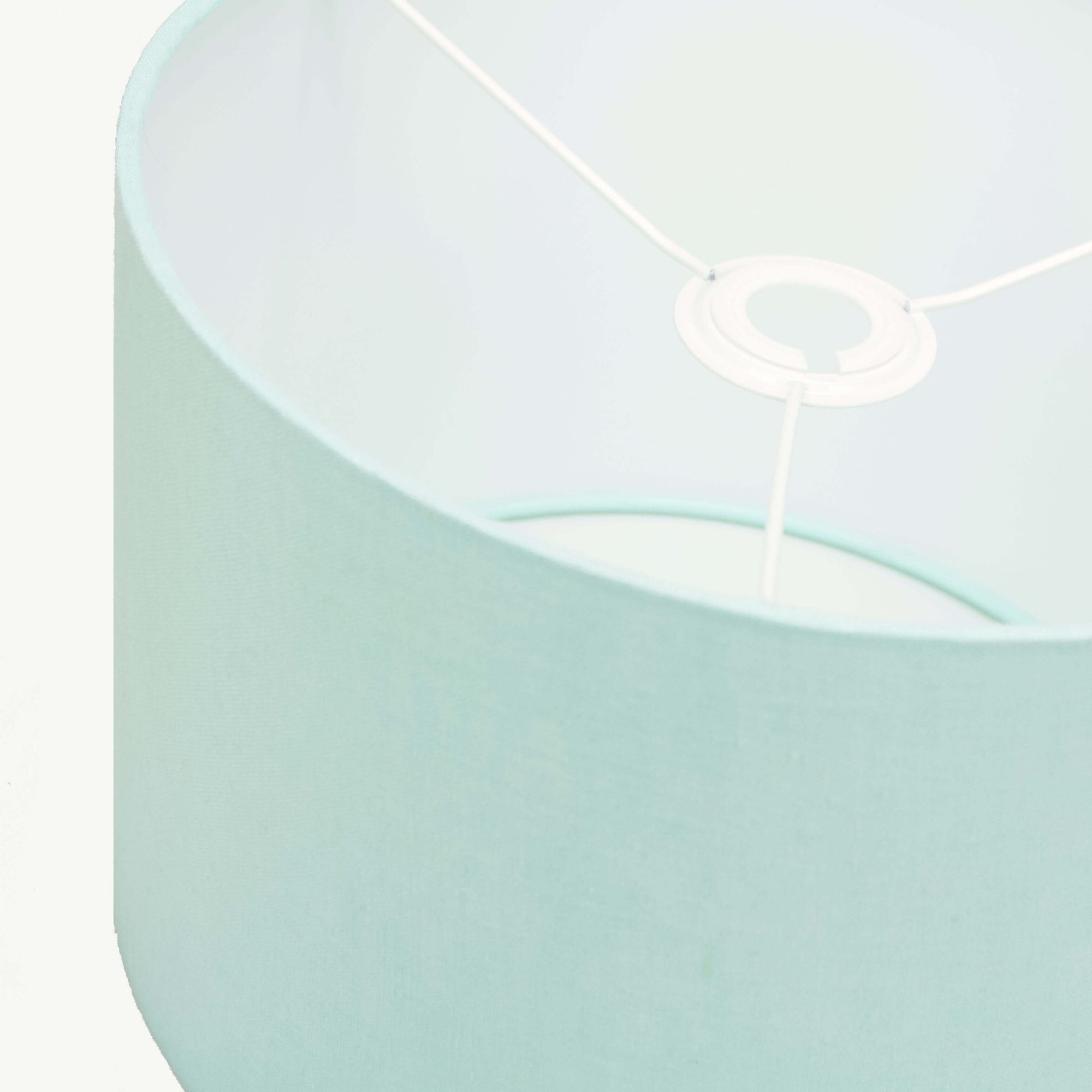 Light Mint Green Linen Lampshade - Tropikala