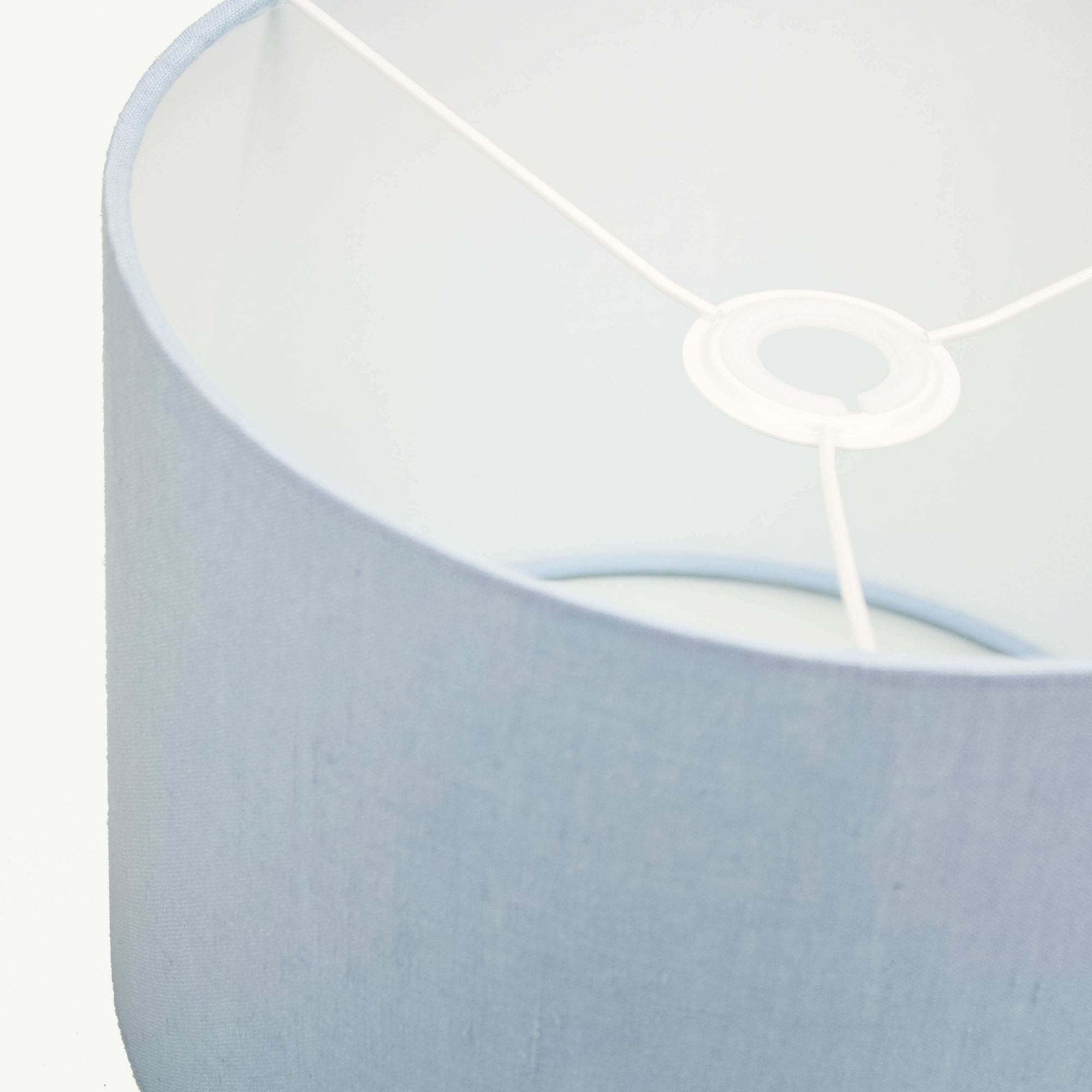 Light Sky Blue Linen Lampshade - Tropikala