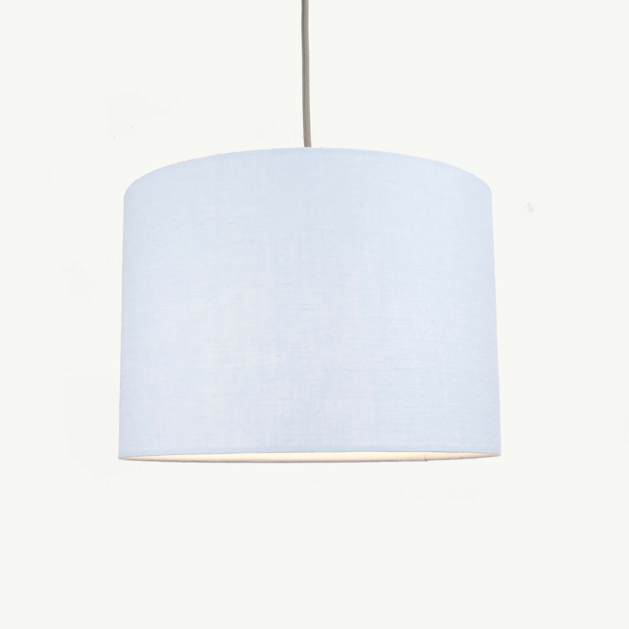 Light Sky Blue Linen Lampshade - Tropikala