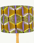 Lilac and Green Eyes African Lampshade - Tropikala