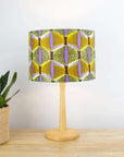Lilac and Green Eyes African Lampshade - Tropikala
