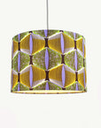 Lilac and Green Eyes African Lampshade - Tropikala