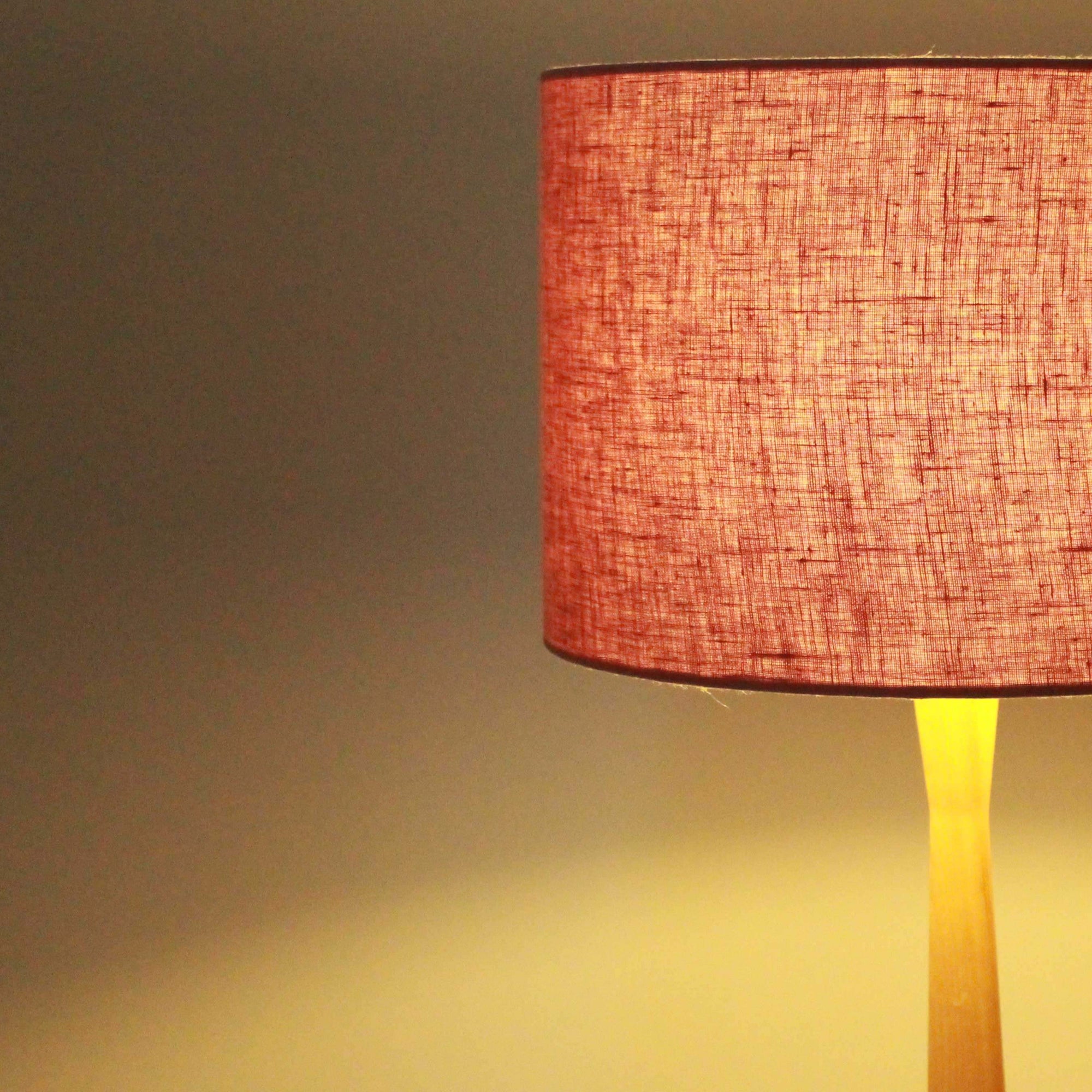 Mauve Purple Linen Lampshade - Tropikala