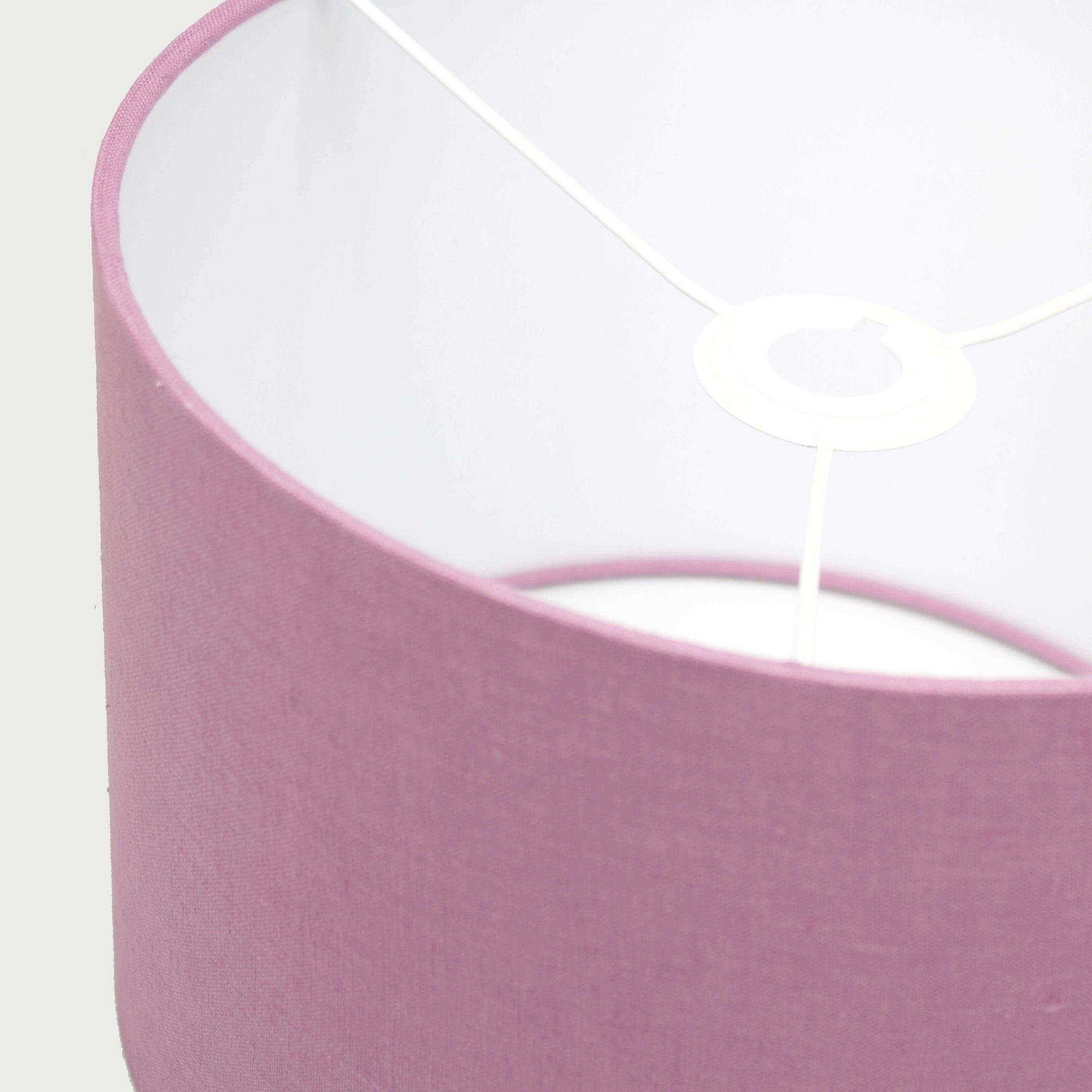 Mauve Purple Linen Lampshade - Tropikala