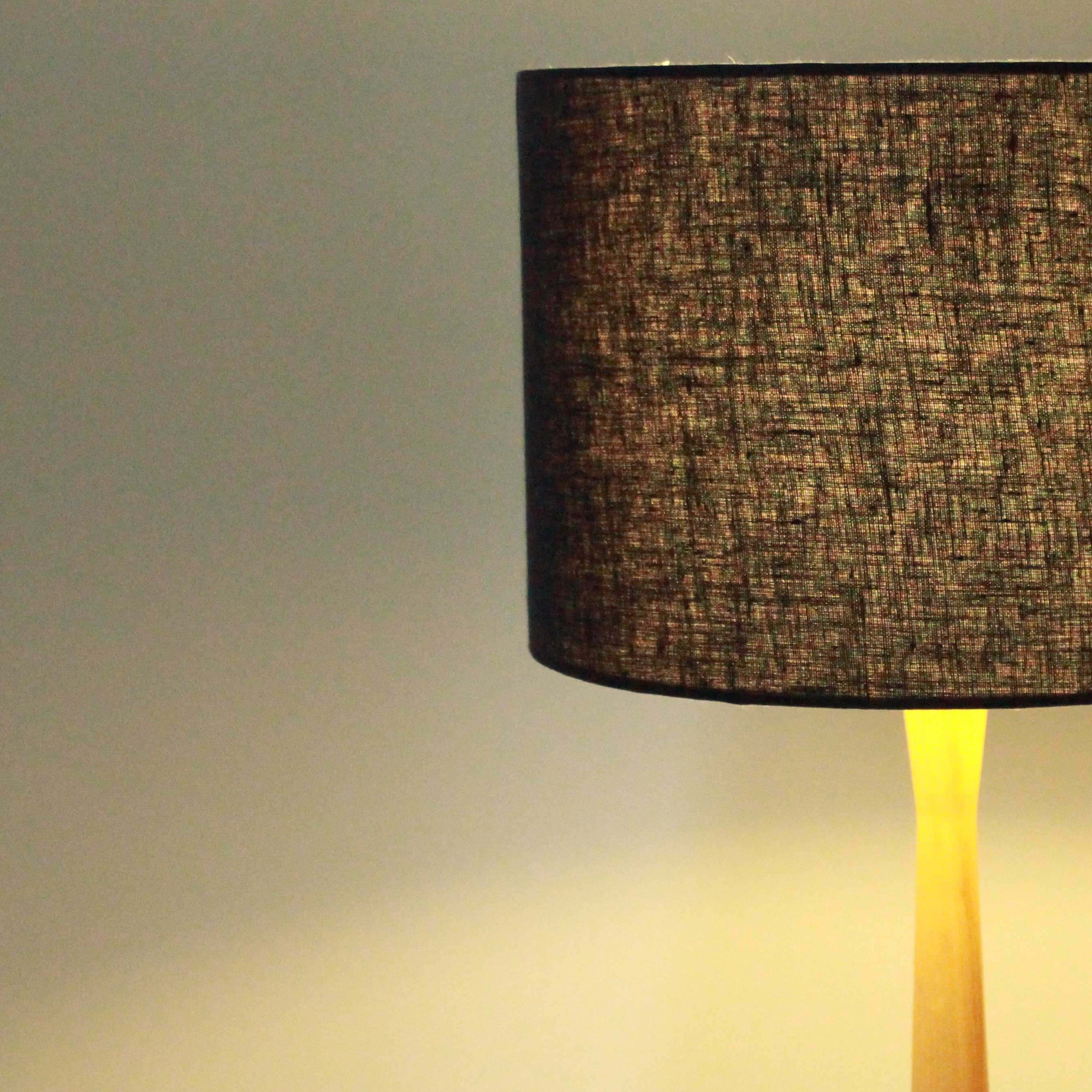 Navy Blue Linen Lampshade - Tropikala