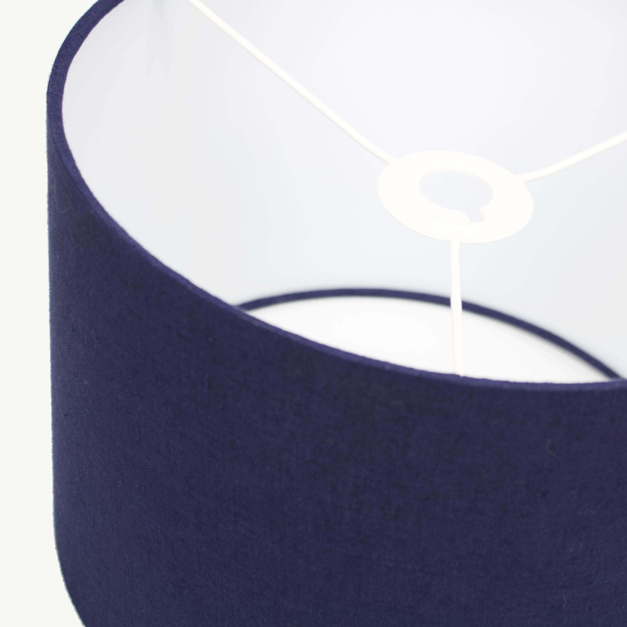 Navy Blue Linen Lampshade - Tropikala
