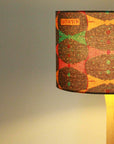 Orange and Turquoise Highlife African Lampshade - Tropikala