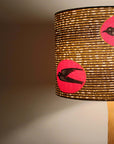 Pink Swallow Bird African Lampshade - Tropikala
