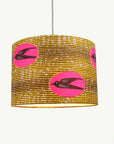 Pink Swallow Bird African Lampshade - Tropikala