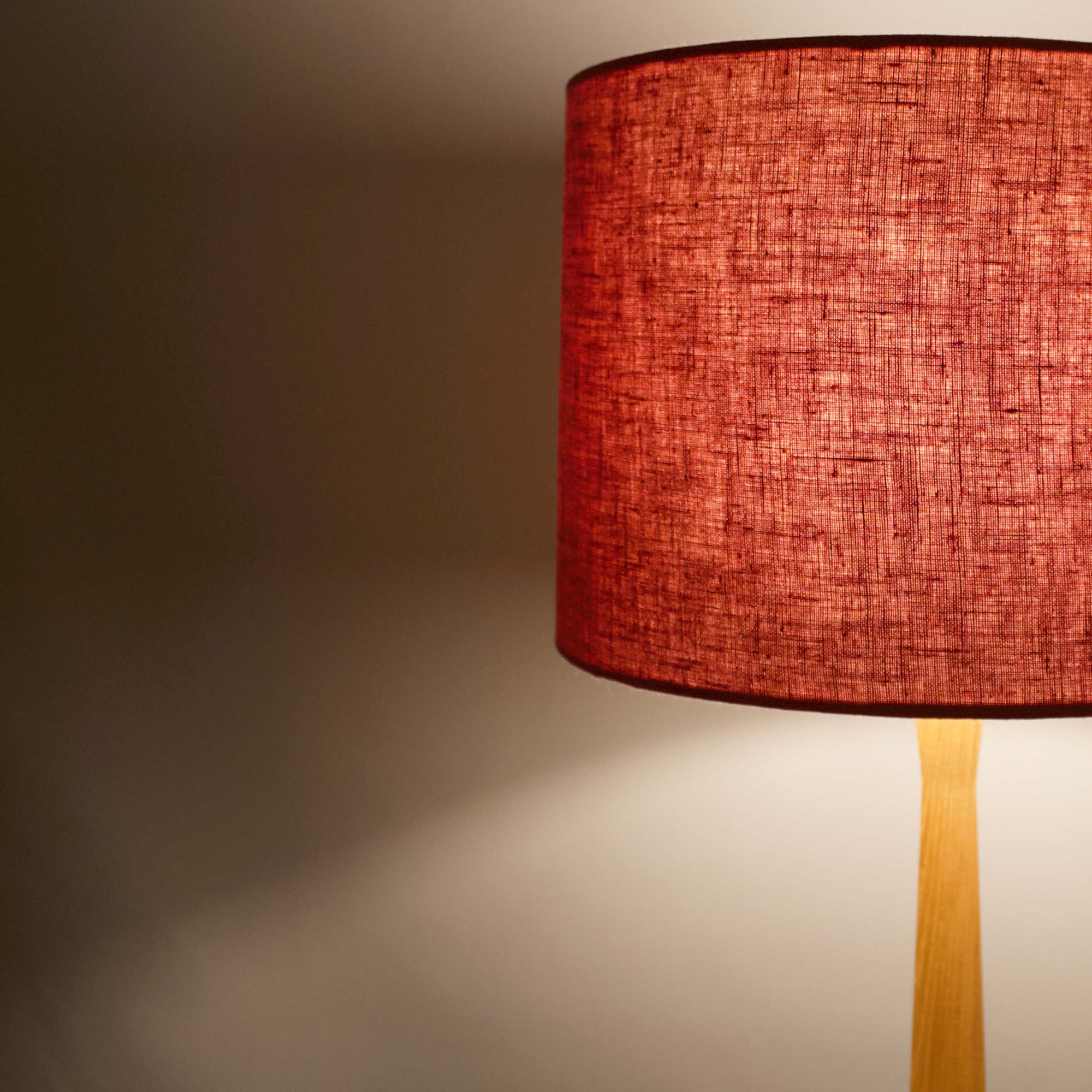 Raspberry Linen Lampshade - Tropikala