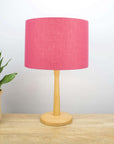 Raspberry Linen Lampshade - Tropikala