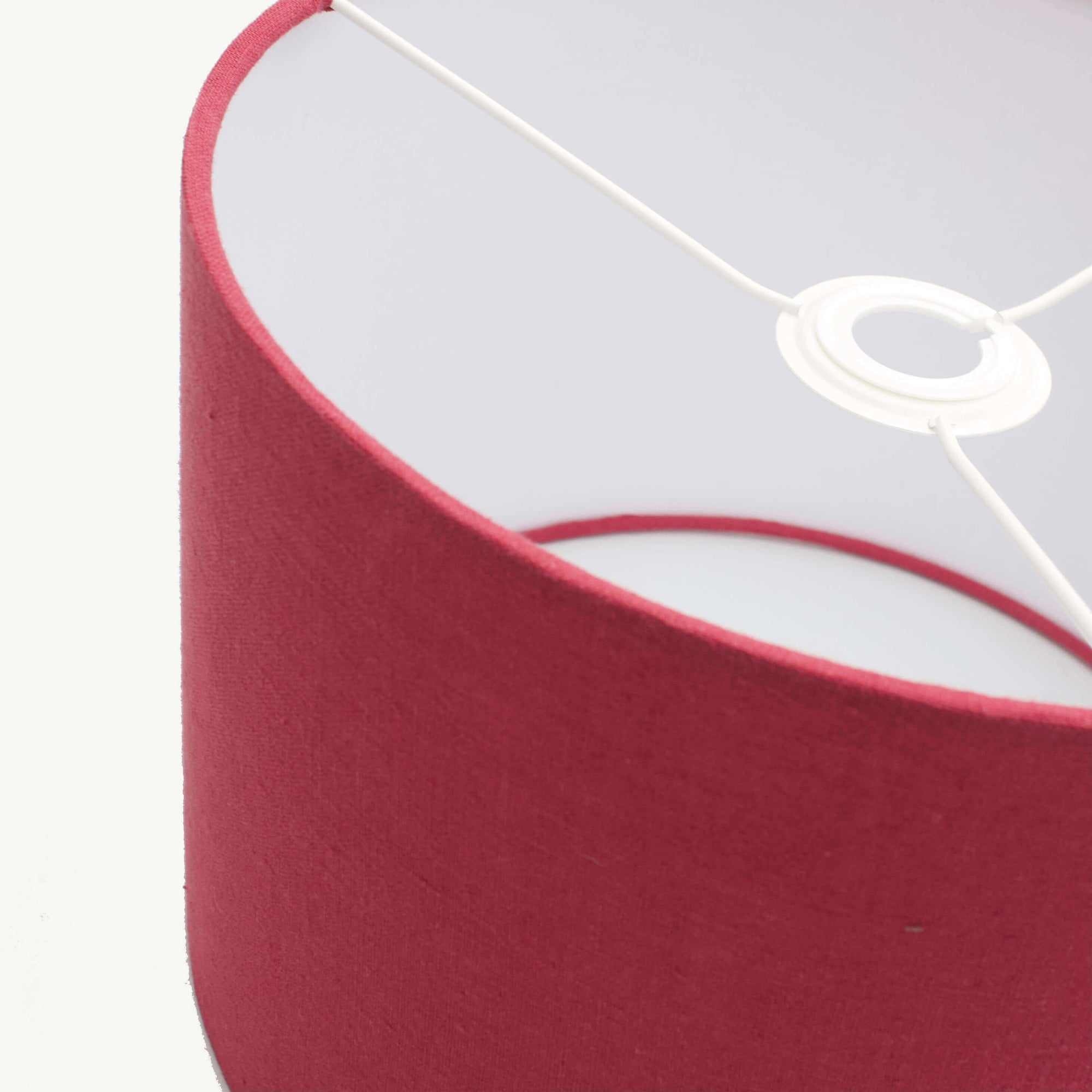 Raspberry Linen Lampshade - Tropikala