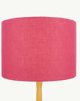 Raspberry Linen Lampshade - Tropikala