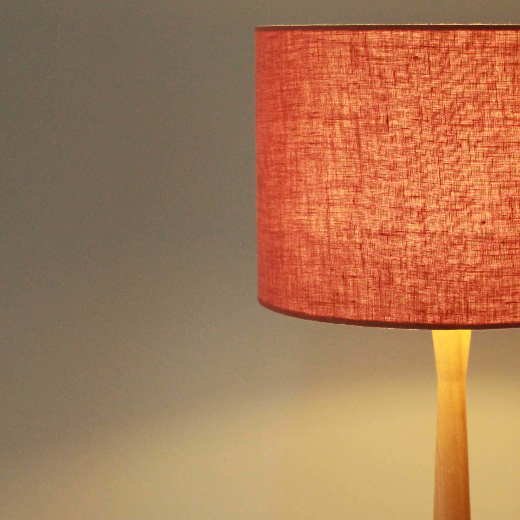 Rose Pink Linen Lampshade - Tropikala