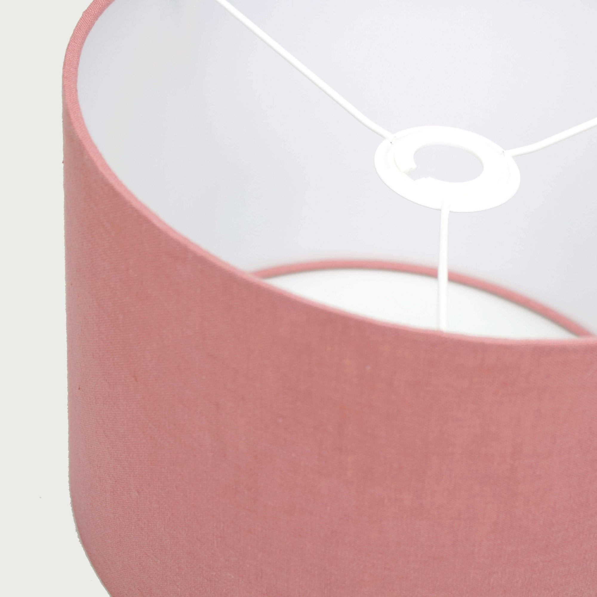Rose Pink Linen Lampshade - Tropikala